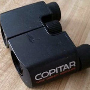 Vintage Copitar 7Look Compact Binoculars Black 1980s Field 6 Made in Japan